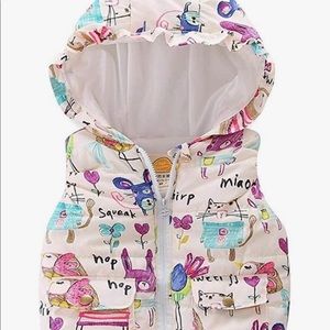 Mud Kingdom Colorful Vest for Girls Size 4T